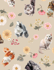 PIJAMA  PANTALÓN  GATOS PELUDOS NUDE TP0059