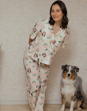 PIJAMA PANTALÓN PASTOR AUSTRALIANO AMARILLO TP0074