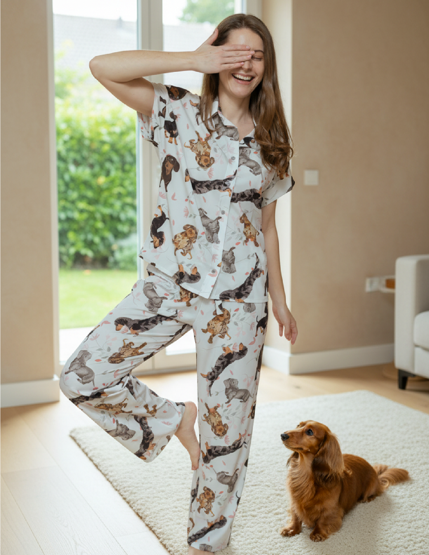 PIJAMA PANTALÓN SALCHICHA GRIS TP0084