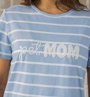 CAMISETA BORDADO PET MOM ECC001