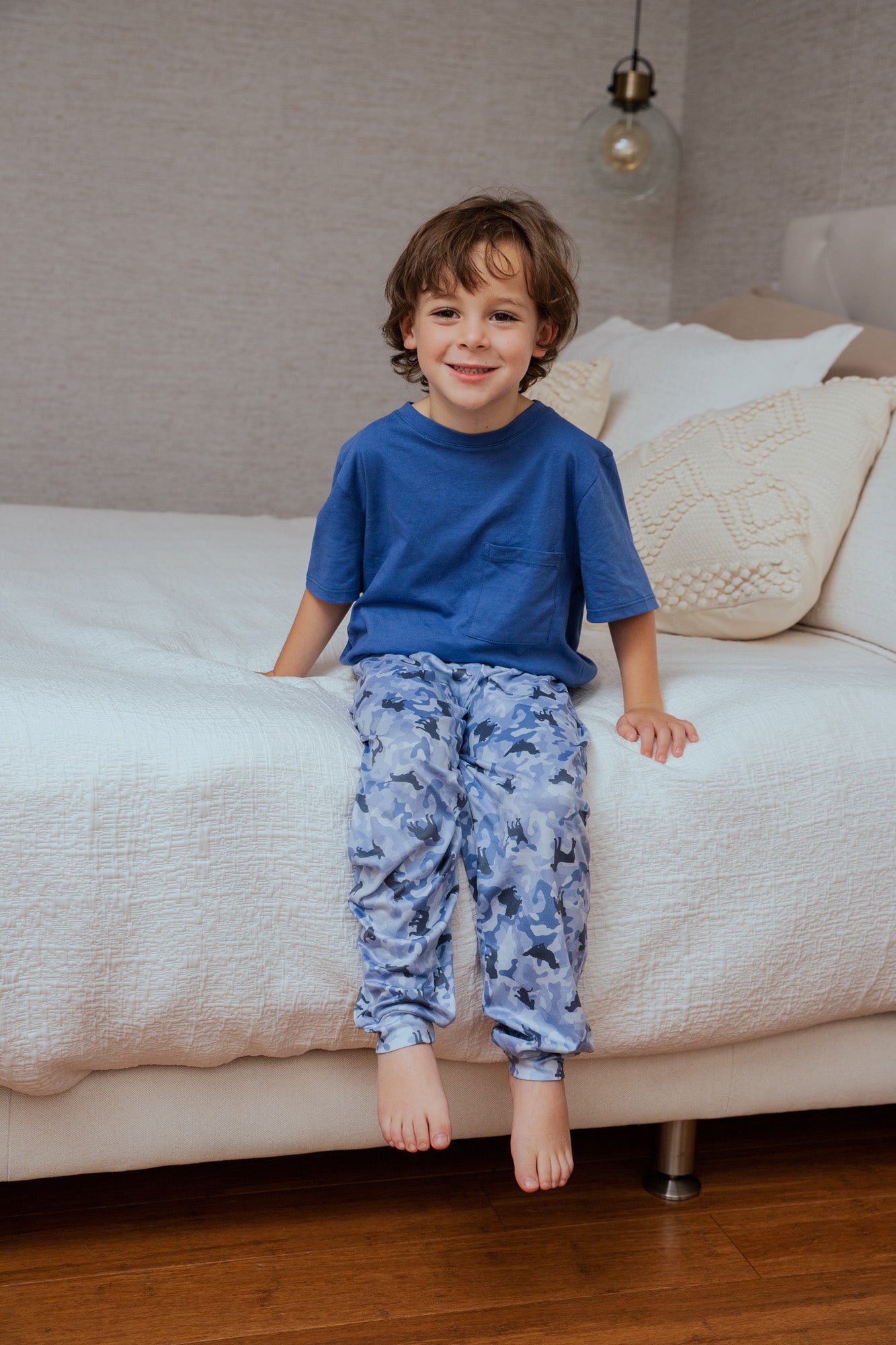 PIJAMA AZUL JOGGER NIÑO KD002