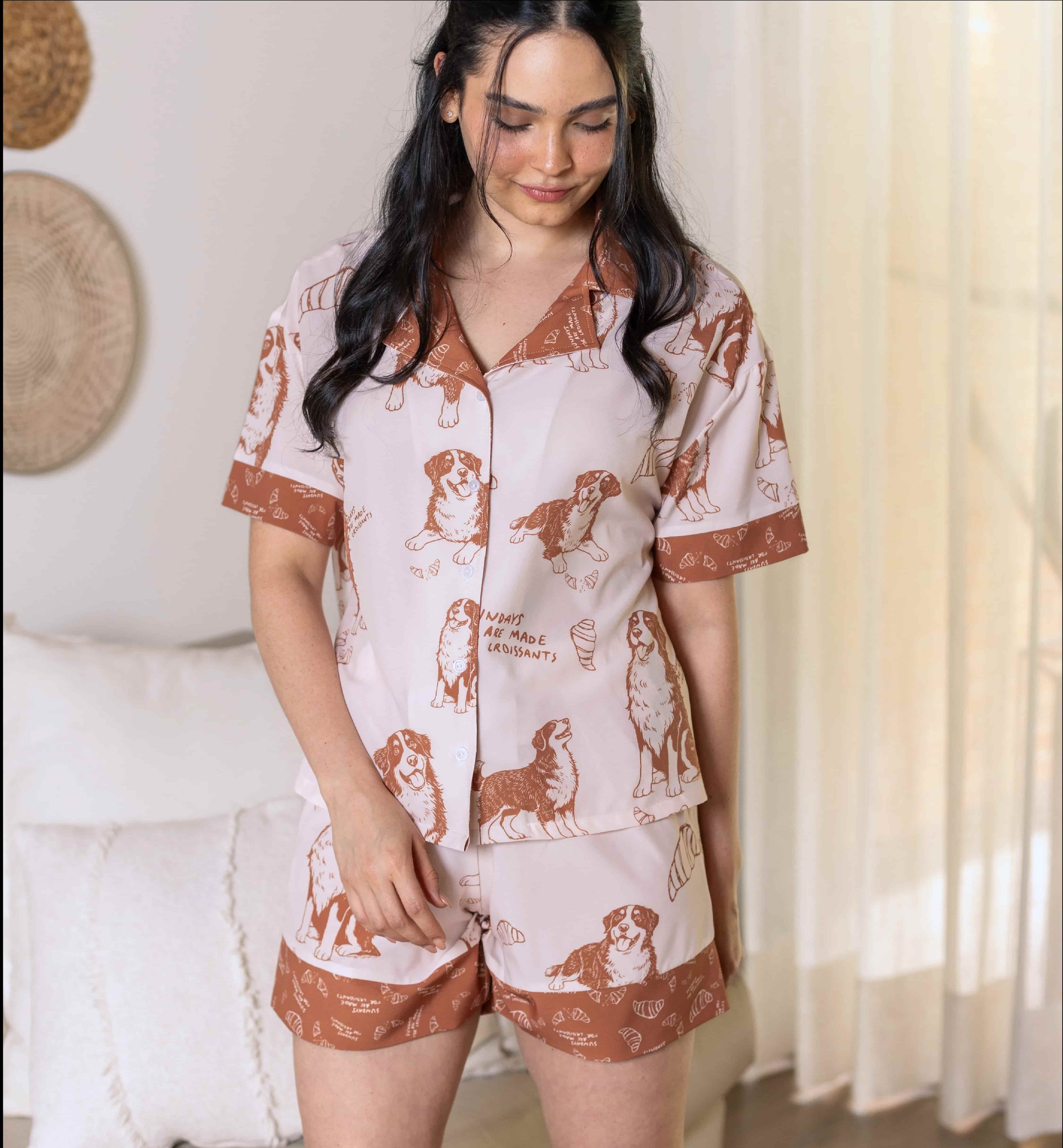 PIJAMA SHORT BERNÉS DE LA MONTAÑA TS0044