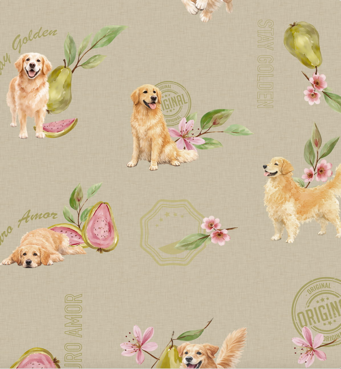 PIJAMA PANTALÓN GOLDEN RETRIVER TP0092
