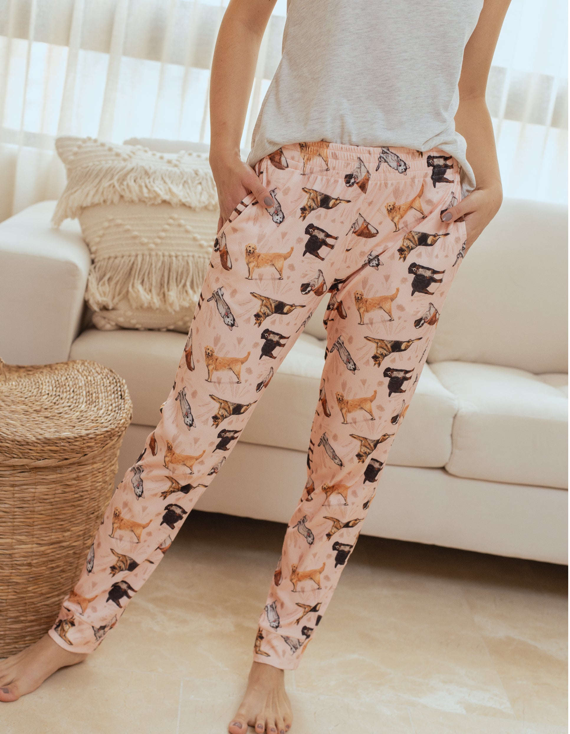 PIJAMA JOGGER RAZAS GRANDES CORAL TP0006