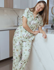 PIJAMA PANTALÓN SAMOYEDO VERDE TP0070