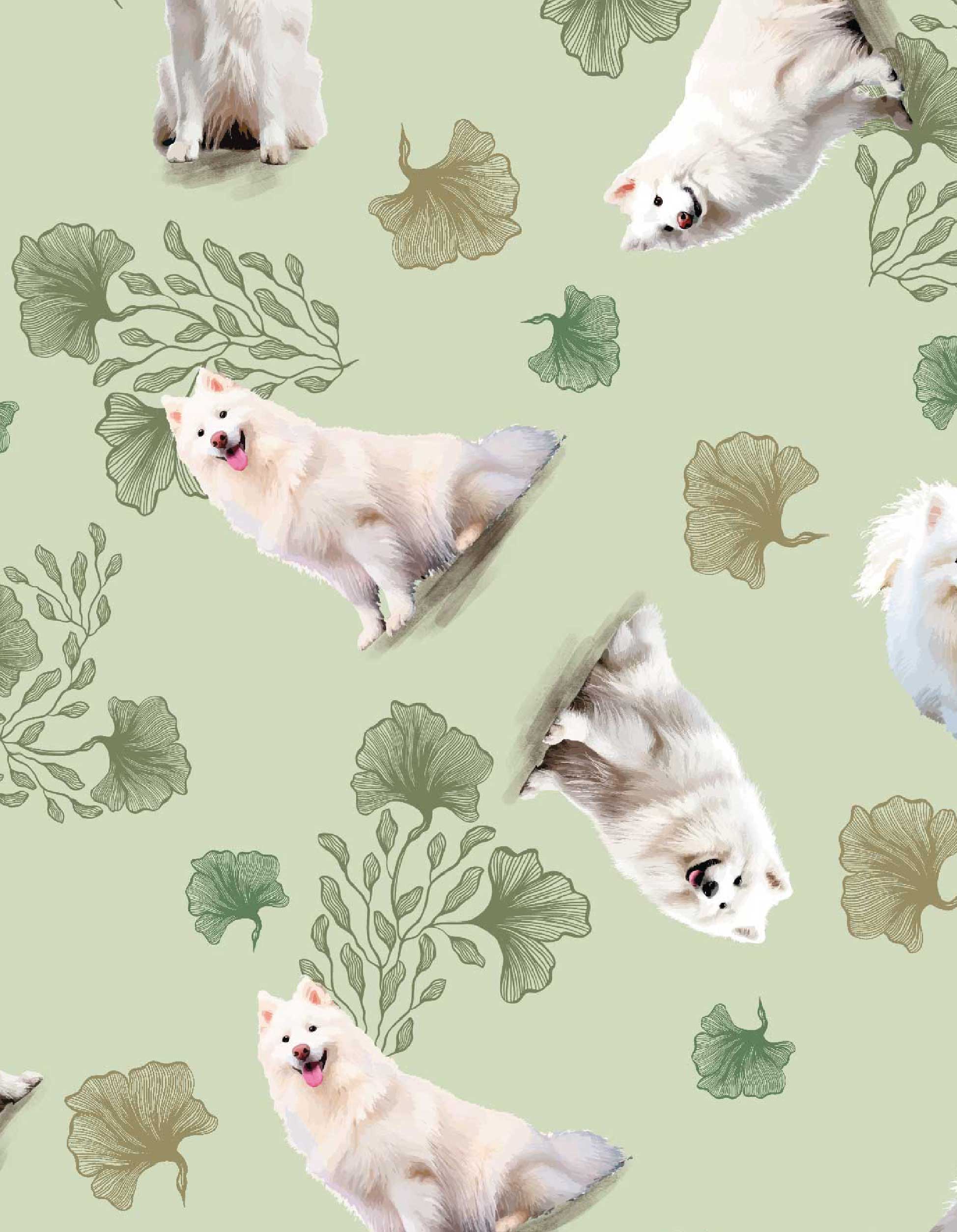 PIJAMA PANTALÓN SAMOYEDO VERDE TP0070
