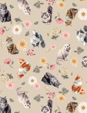 PIJAMA  PANTALÓN  GATOS PELUDOS NUDE TP0059