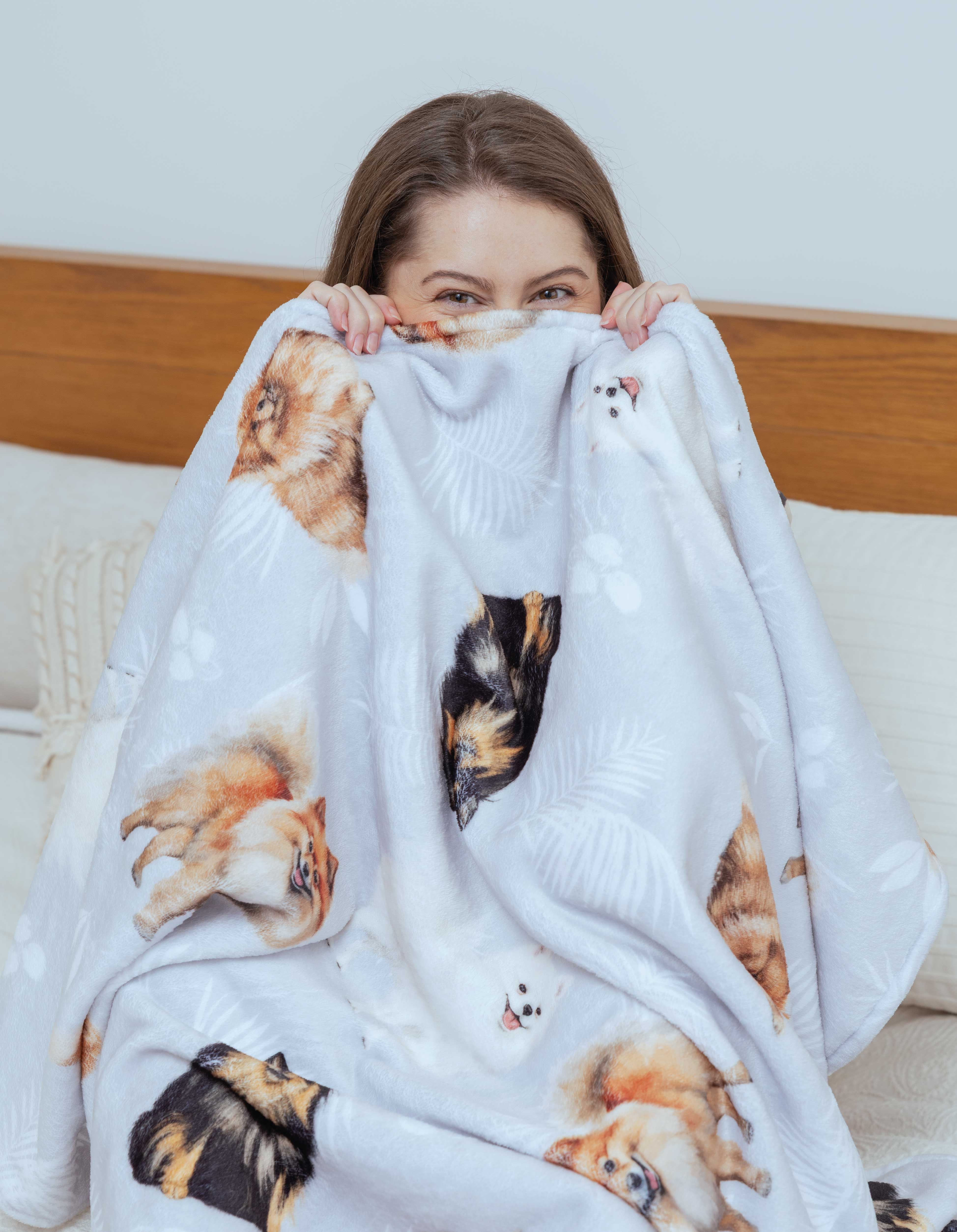 COBIJA POMERANIA GRIS CBT001