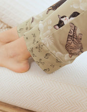 PIJAMA PANTALÓN GATOS-CACTUS VERDE TP0061