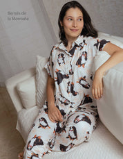PIJAMA PANTALÓN BERNÉS MARFIL TP0077