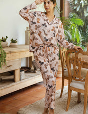 PIJAMA PANTALÓN SALCHICHA ROSADO TP0010