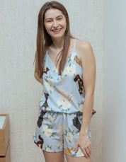 PIJAMA SHORT GATOS CRIOLLOS AZUL TS0040