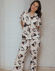 PIJAMA PANTALÓN BERNÉS MARFIL TP0077