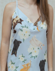 PIJAMA SHORT GATOS CRIOLLOS AZUL TS0040