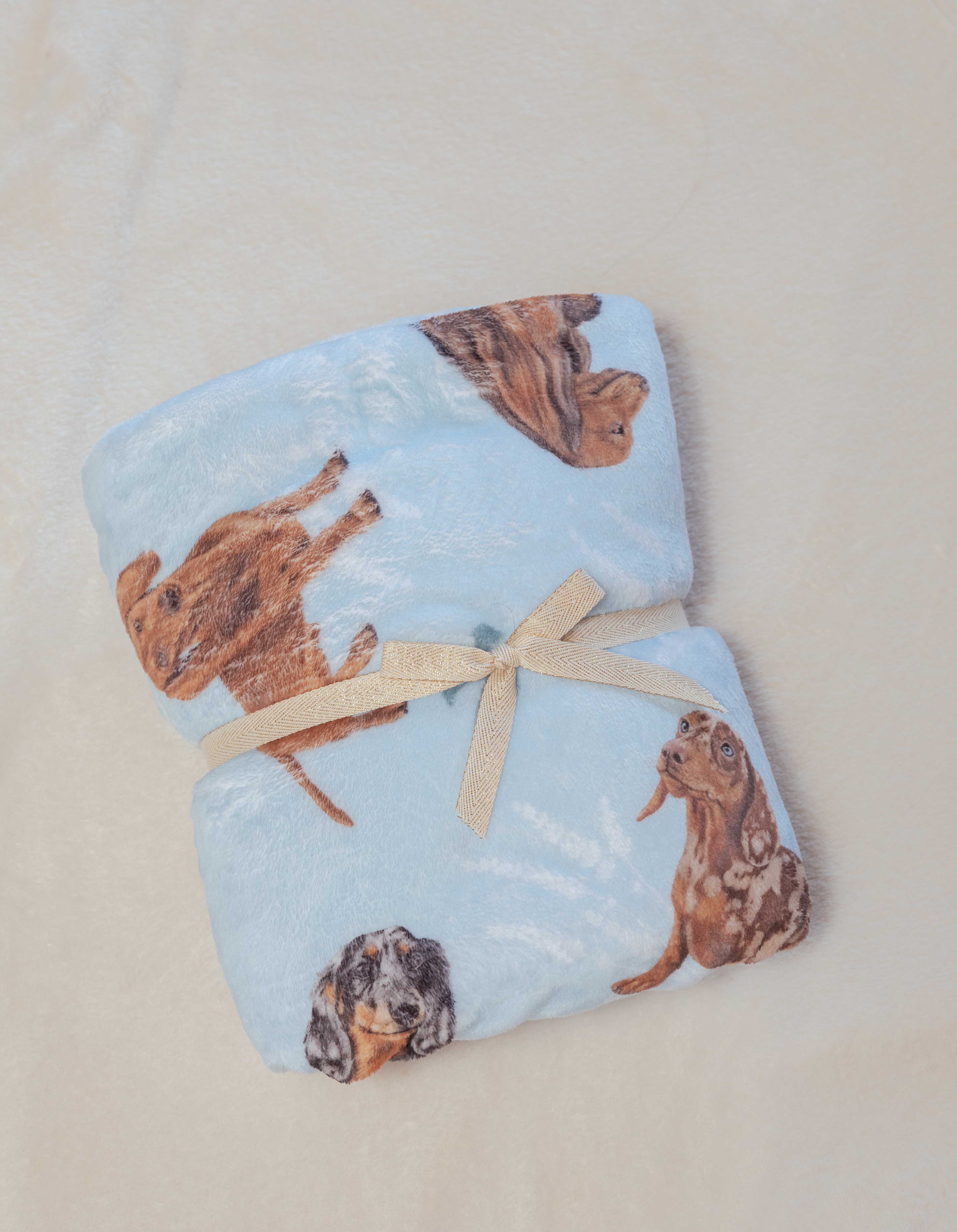 COBIJA SALCHICHA AZUL CBT001