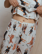 PIJAMA PANTALÓN PINSHER VERDE TP0080