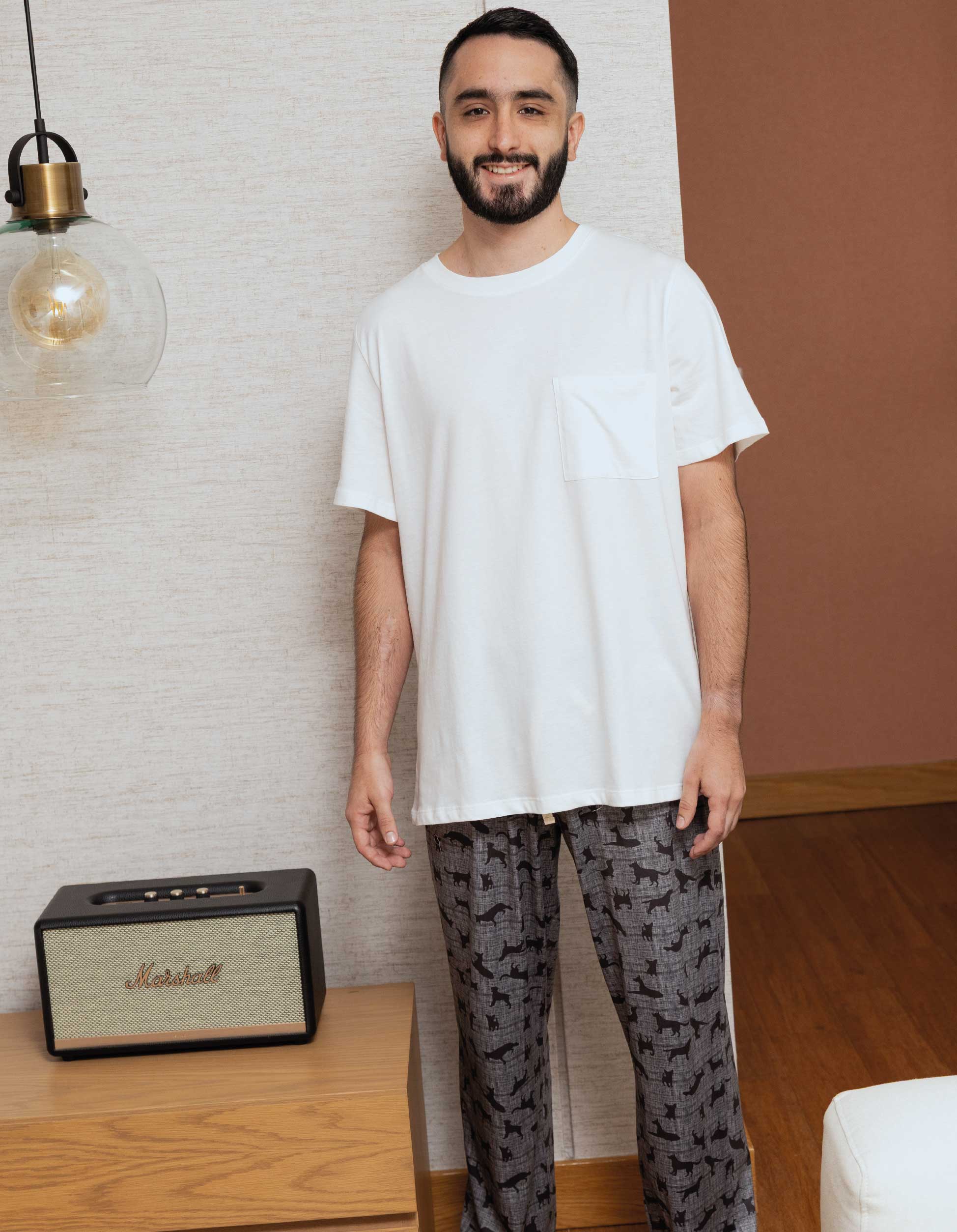 PIJAMA PANTALÓN PERROS MASCULINO TPM001