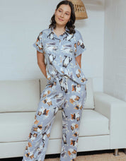 PIJAMA PANTALÓN PASTOR SHETLAND AZUL TP0079