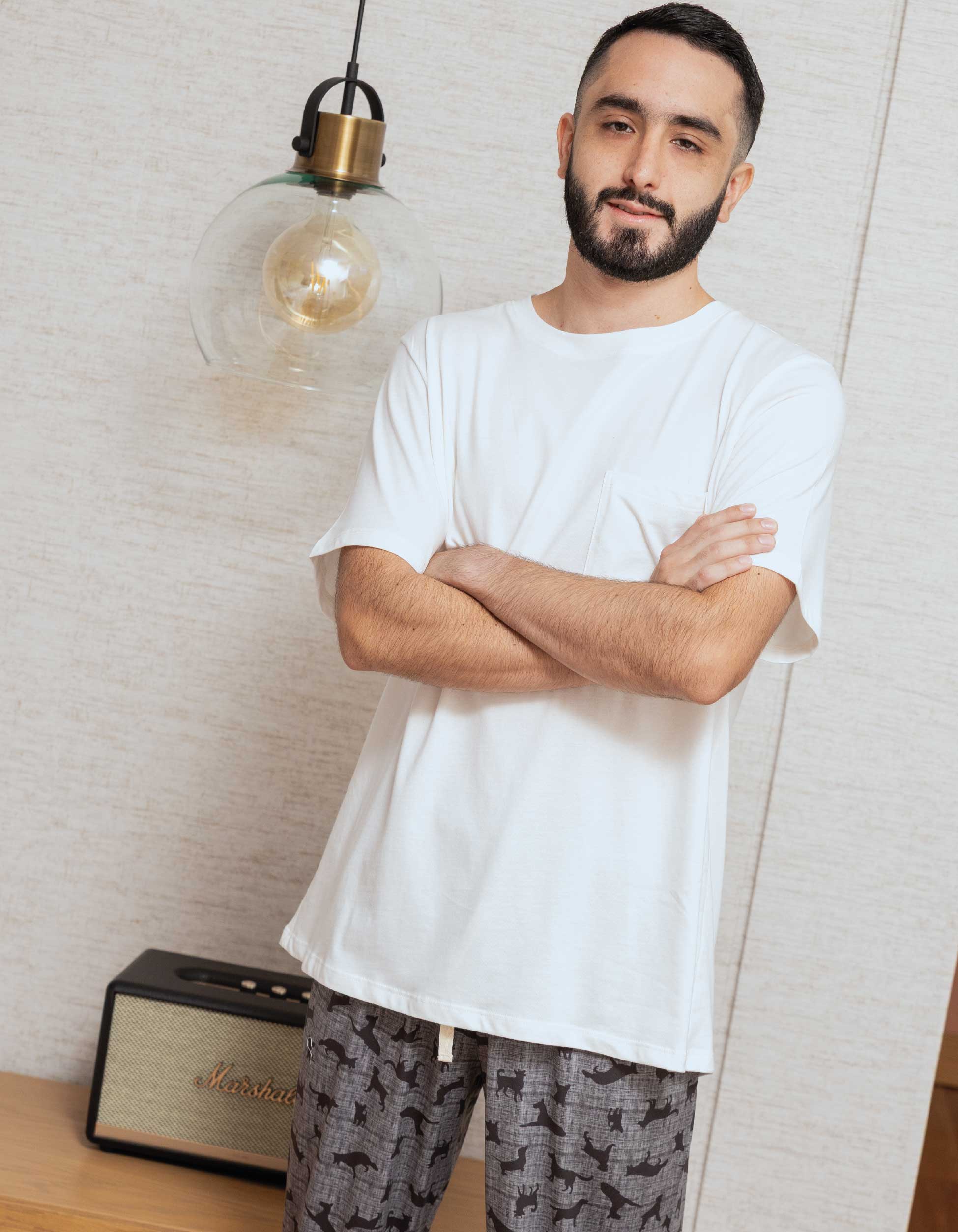 PIJAMA PANTALÓN PERROS MASCULINO TPM001