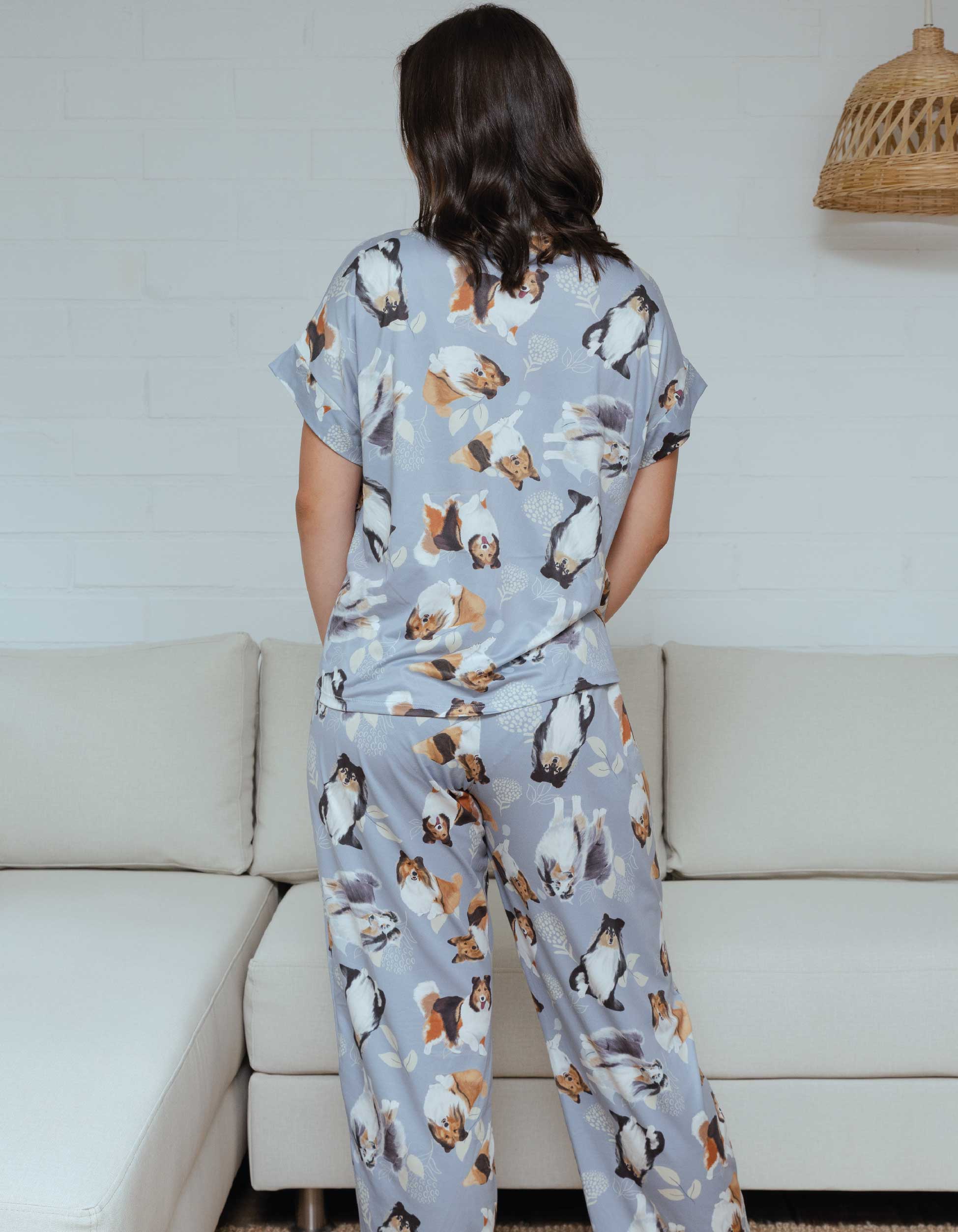 PIJAMA PANTALÓN PASTOR SHETLAND AZUL TP0079