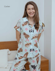 PIJAMA PANTALÓN COCKER VERDE TP0081