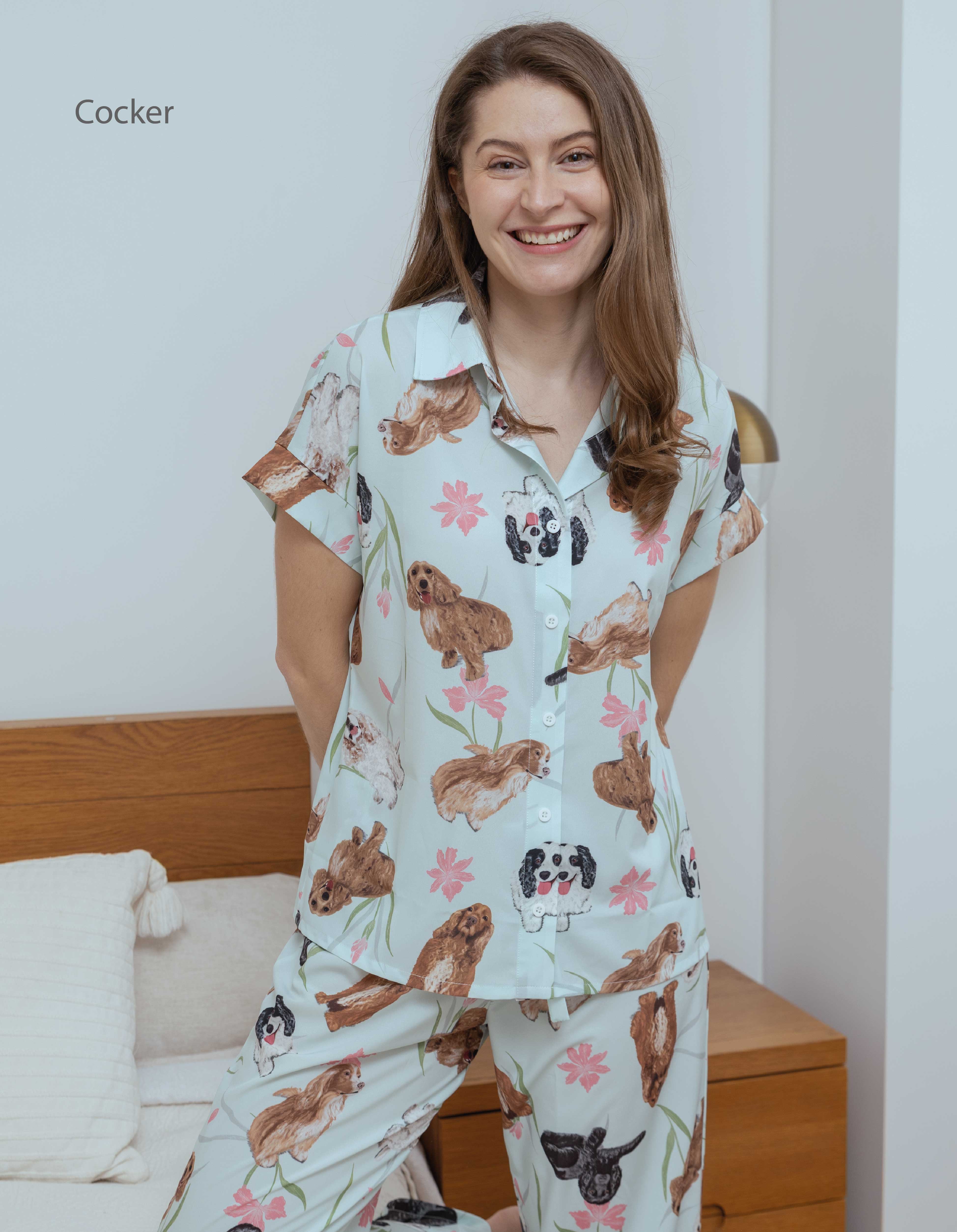 PIJAMA PANTALÓN COCKER VERDE TP0081