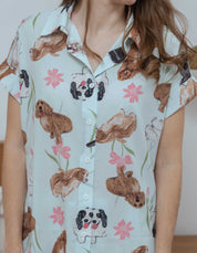 PIJAMA PANTALÓN COCKER VERDE TP0081