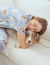 PIJAMA PANTALÓN HUSKY AZUL TP0072
