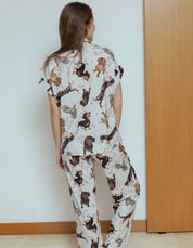 PIJAMA PANTALÓN SALCHICHA GRIS TP0084