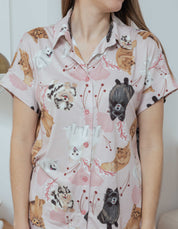 PIJAMA PANTALÓN POMERANIA ROSADO TP0083