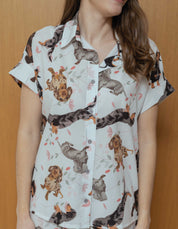 PIJAMA PANTALÓN SALCHICHA GRIS TP0084