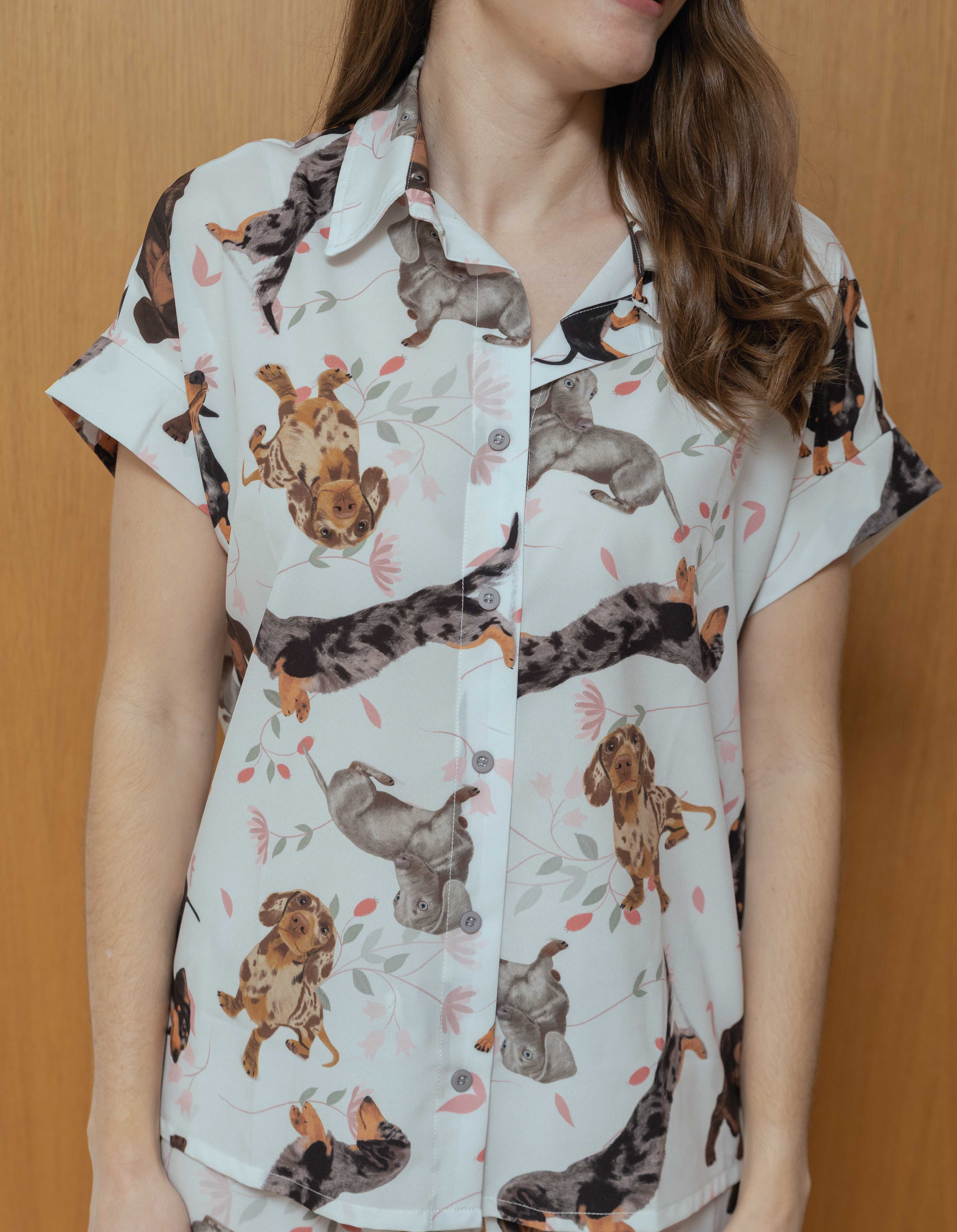 PIJAMA PANTALÓN SALCHICHA GRIS TP0084