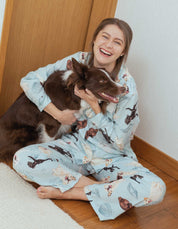 PIJAMA PANTALÓN LABRADOR VERDE TP0071