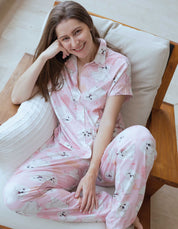 PIJAMA PANTALÓN MALTÉS ROSADA TP0076