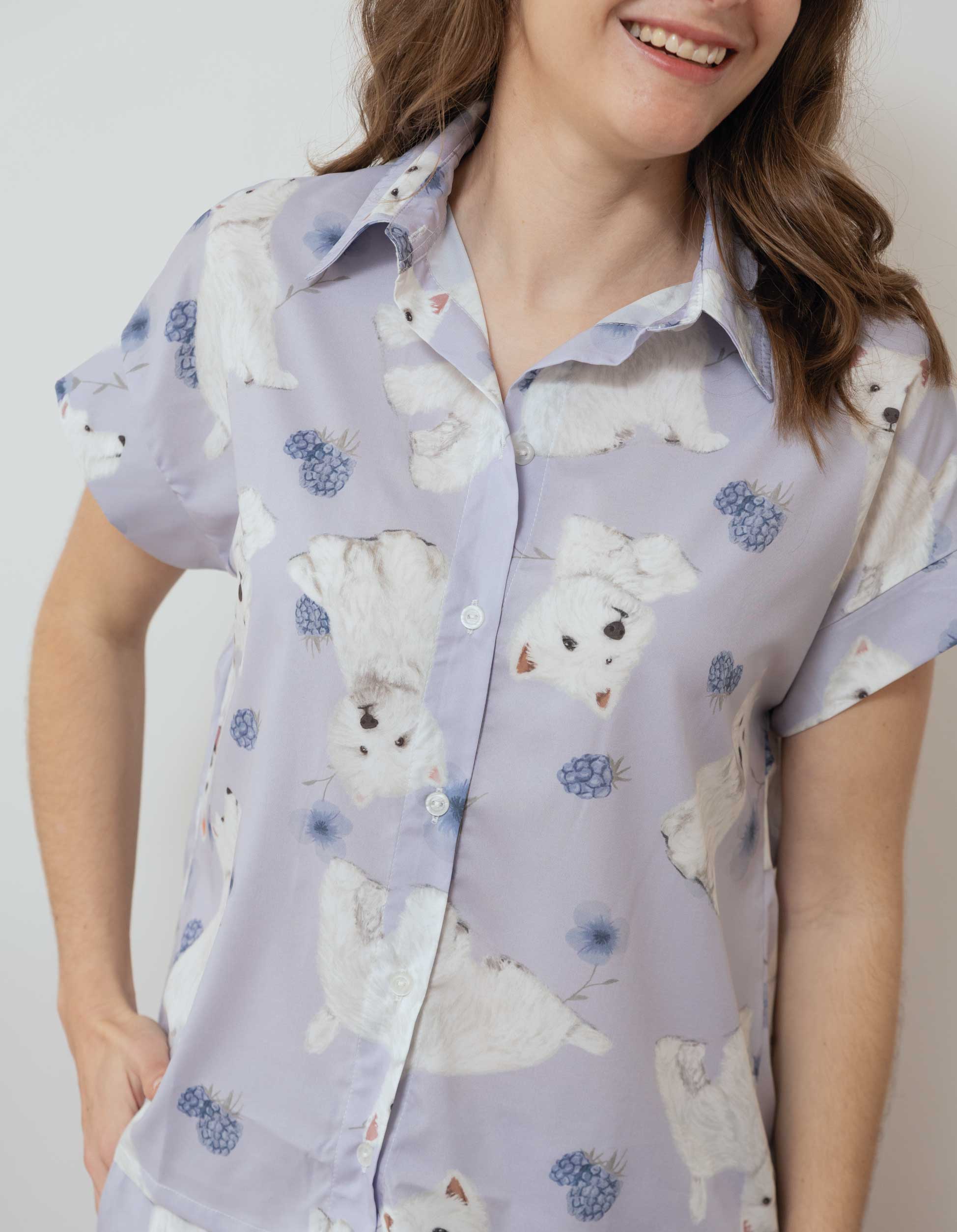 PIJAMA PANTALÓN WESTIE LILA TP0065