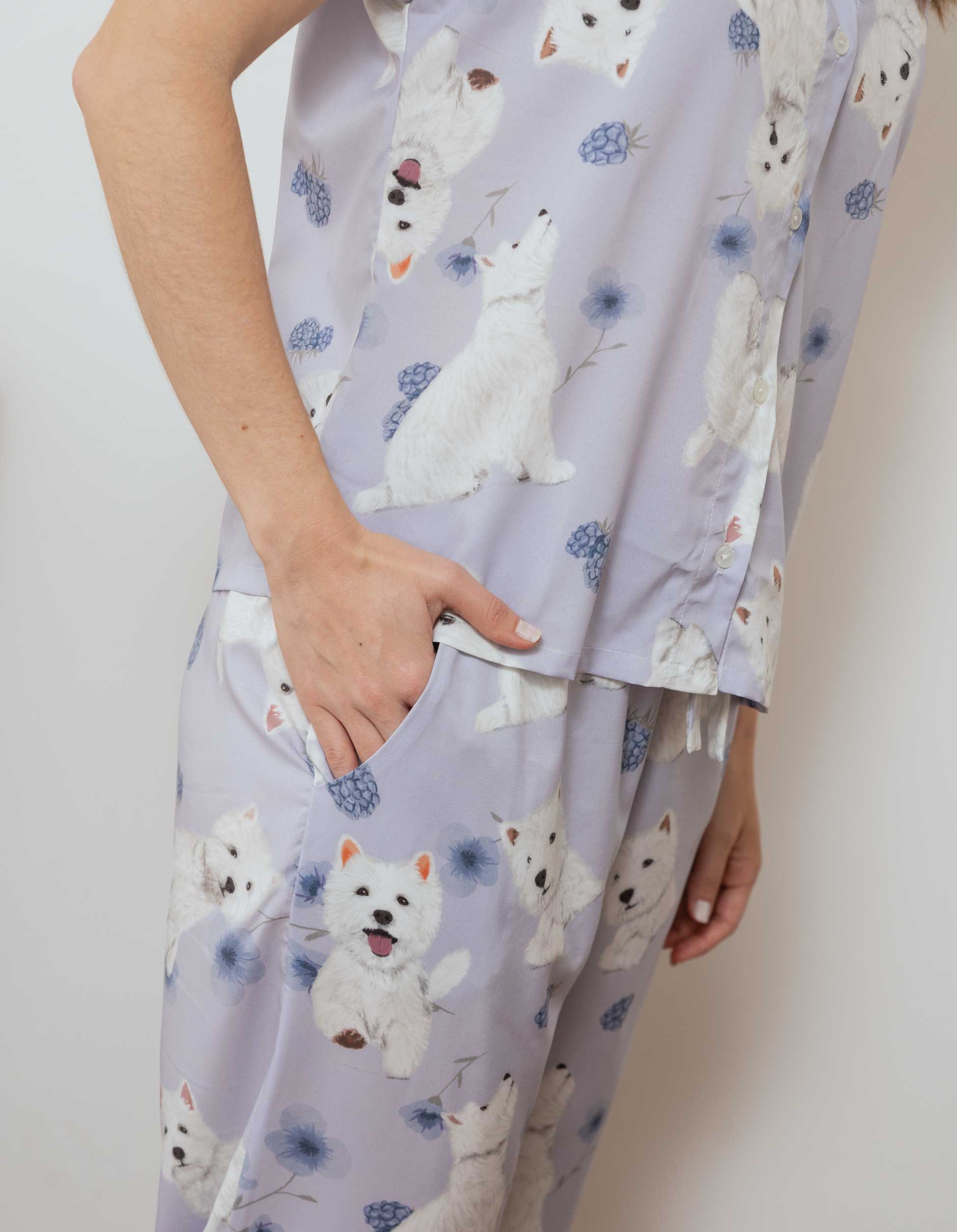 PIJAMA PANTALÓN WESTIE LILA TP0065