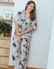 PIJAMA PANTALÓN PASTOR ALEMÁN AZUL TP0073