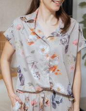 PIJAMA  PANTALÓN  GATOS PELUDOS NUDE TP0059