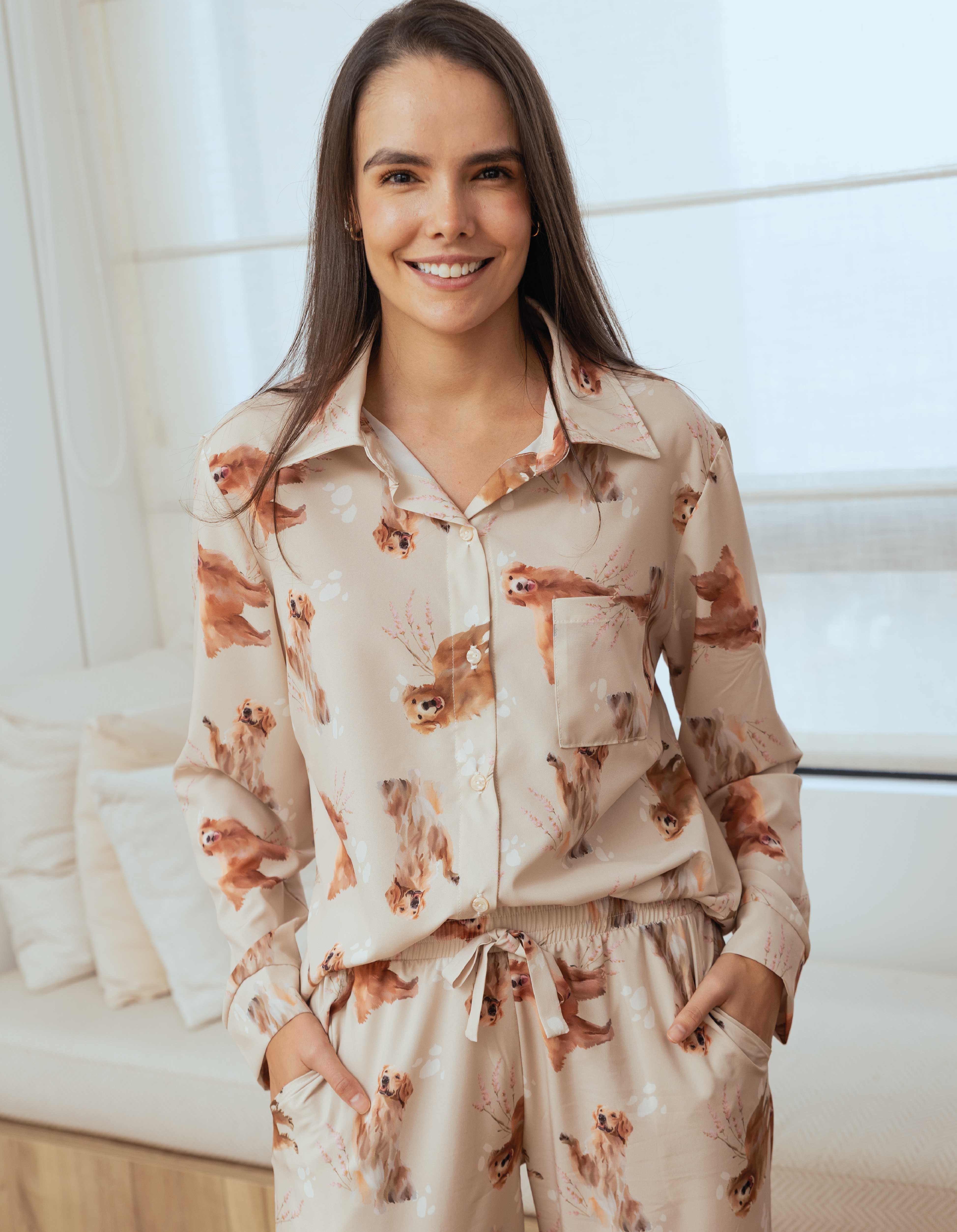 PIJAMA PANTALÓN GOLDEN NUDE PL0266
