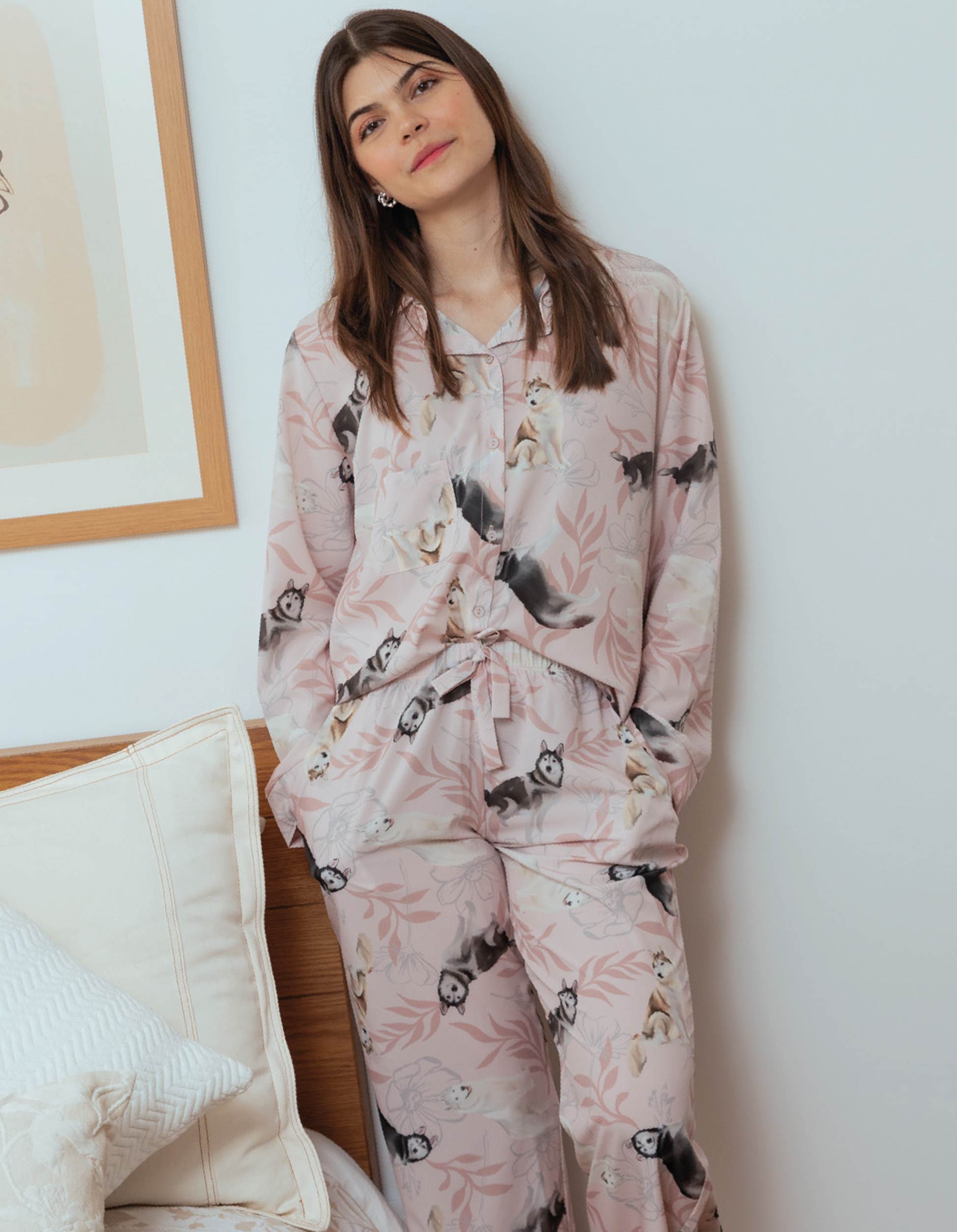 PIJAMA PANTALÓN HUSKY PL0334