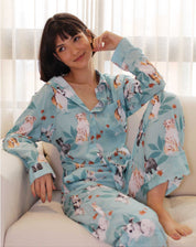 PIJAMA PASTORES AZUL TP0024