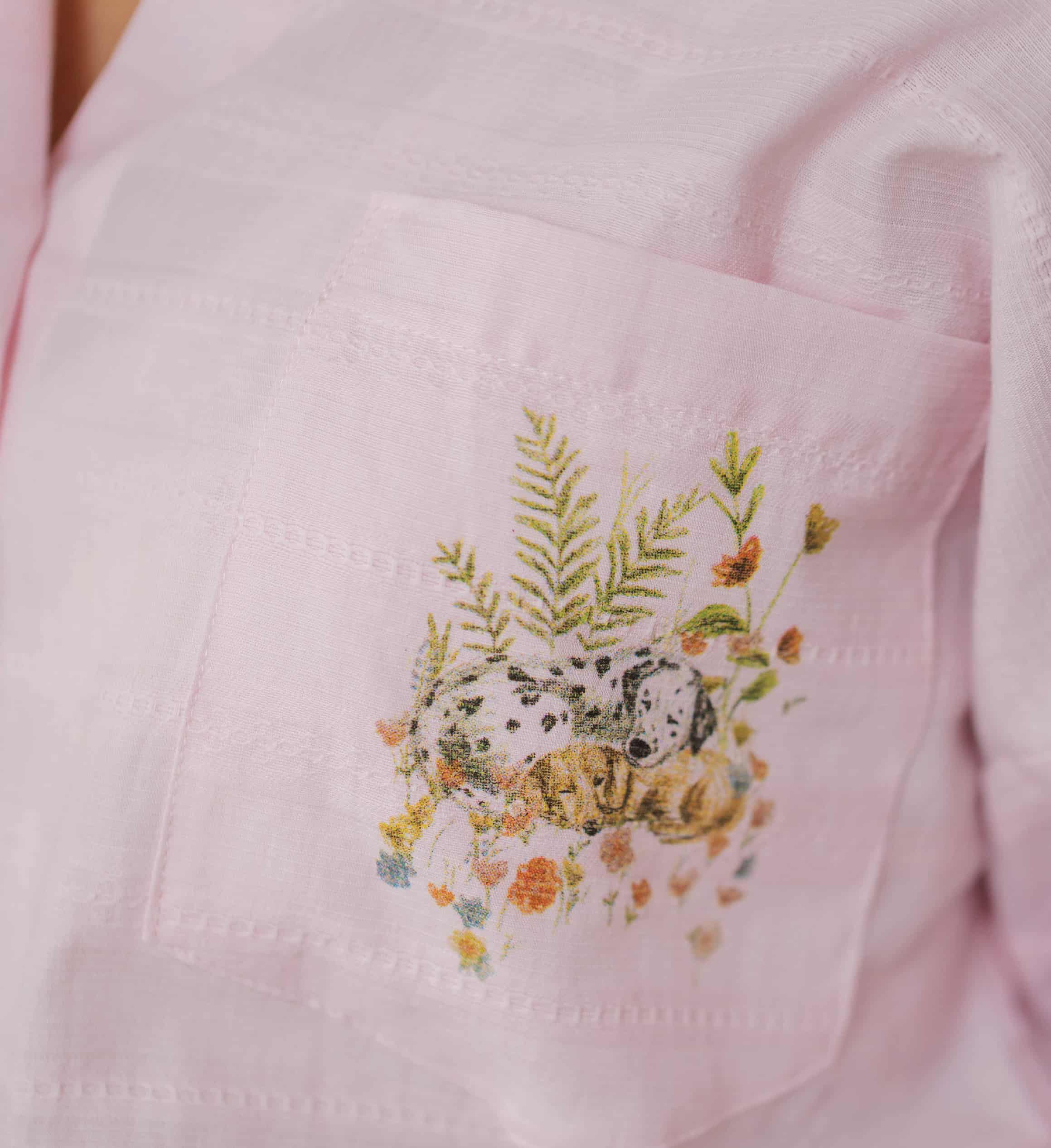 CAMISA FLORECER PERRITOS ECL002