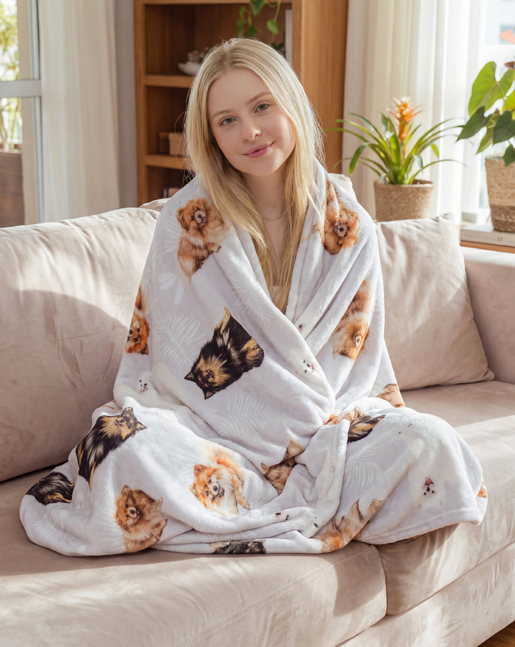 COBIJA POMERANIA GRIS CBT001