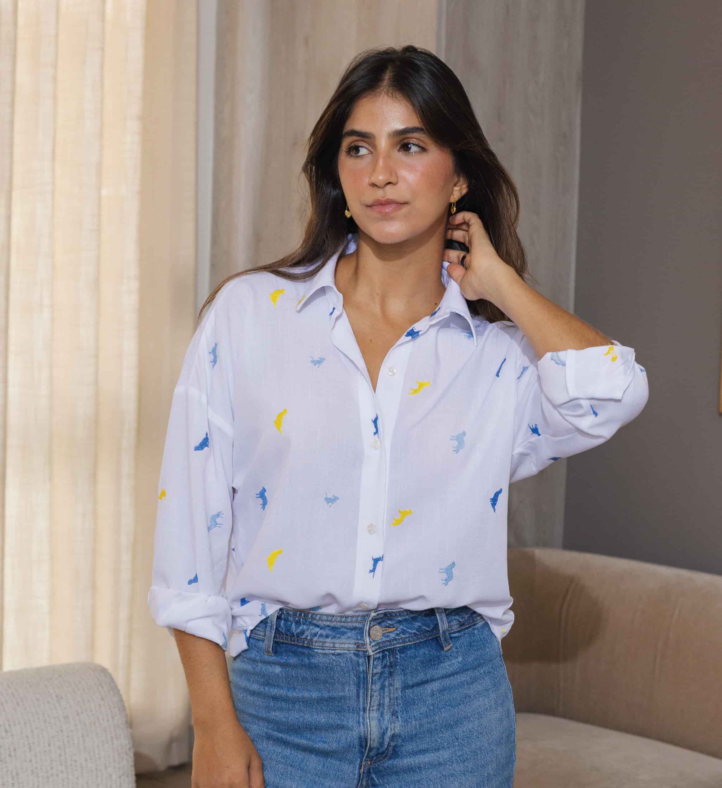 CAMISA BLUE DOG LOVE ECL001
