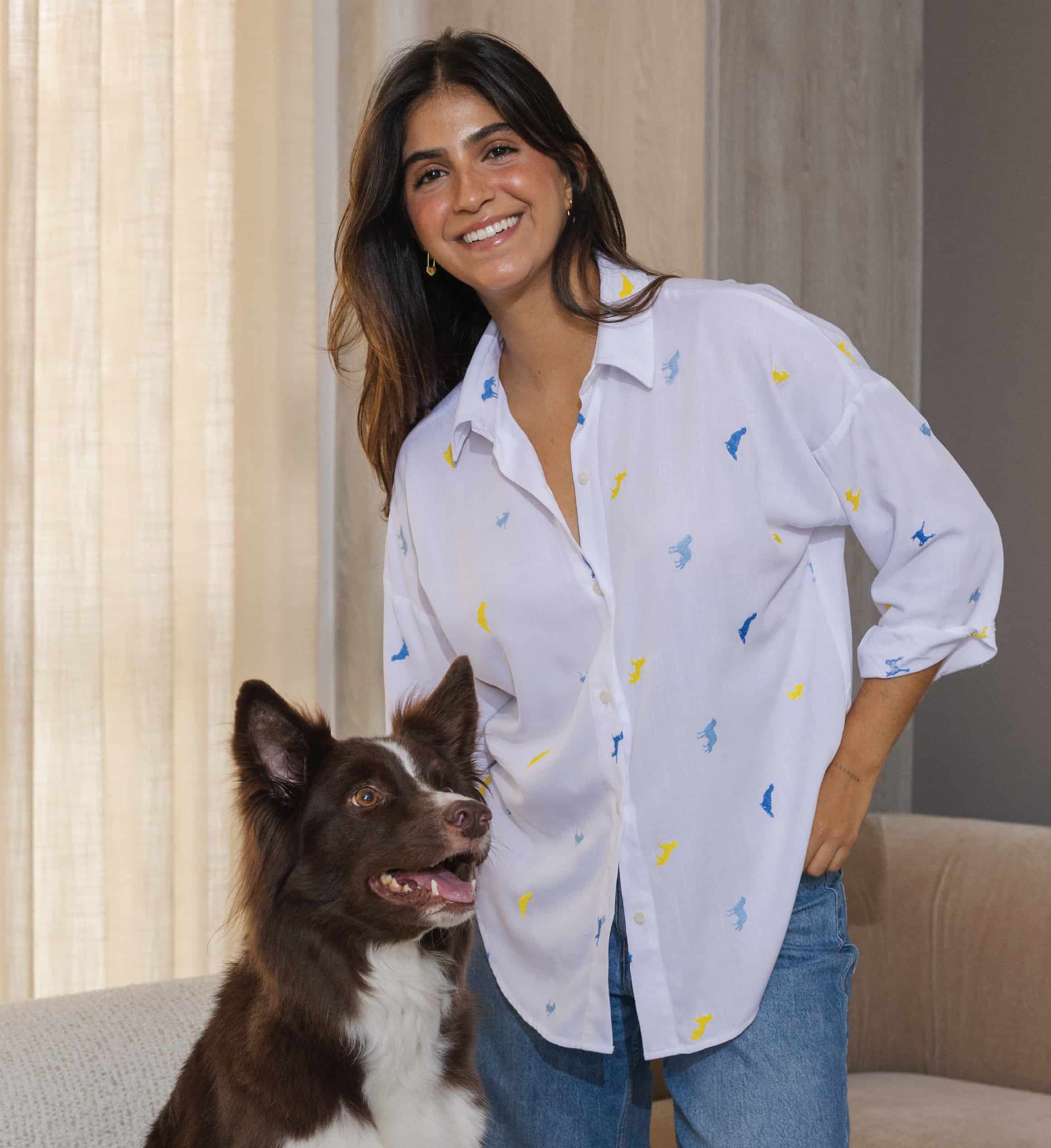 CAMISA BLUE DOG LOVE ECL001