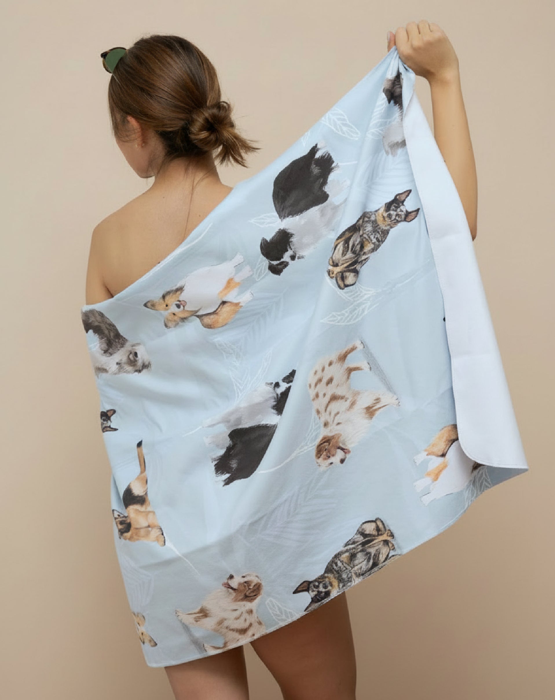 TOALLA PASTORES AZUL TTK001