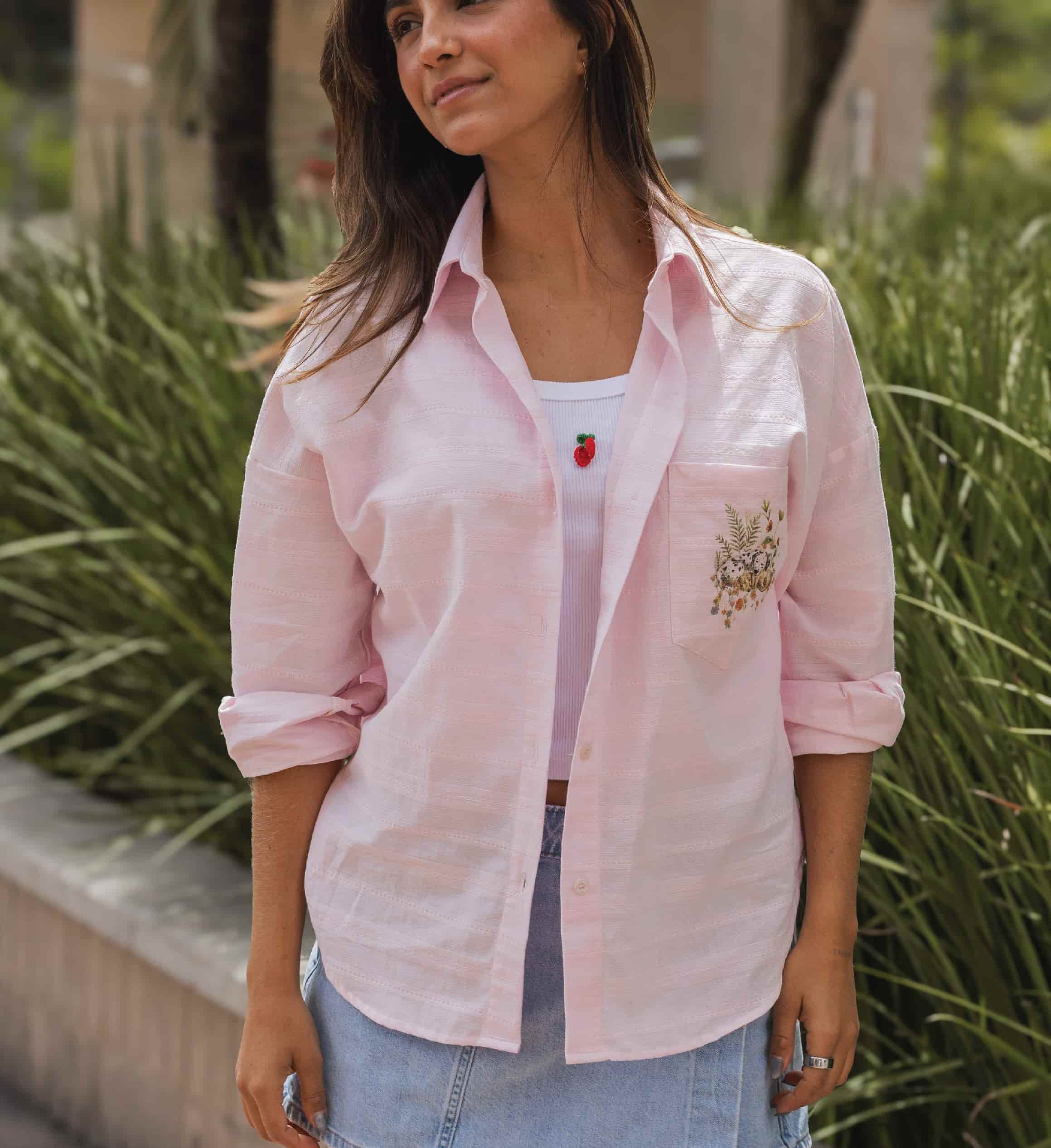 CAMISA FLORECER PERRITOS ECL002