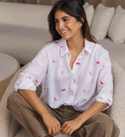 CAMISA PINK CAT LOVE ECL001