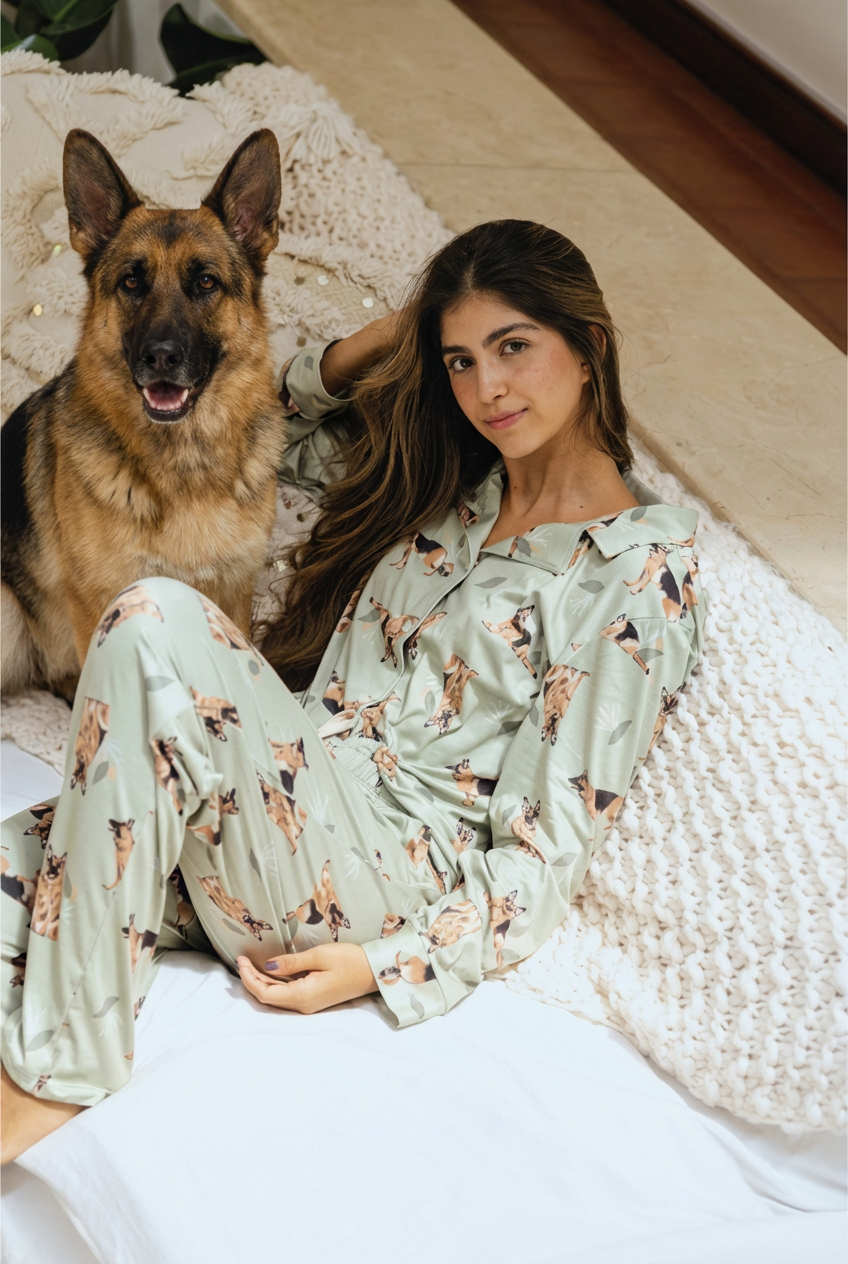 PIJAMA PASTOR ALEMÁN TP0015