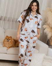 PIJAMA PANTALÓN POMERANIA GRIS TP0042